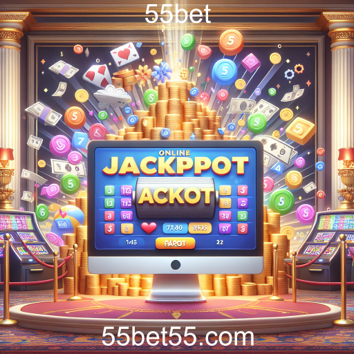 Descubra a Emoção dos Jackpots no 55bet